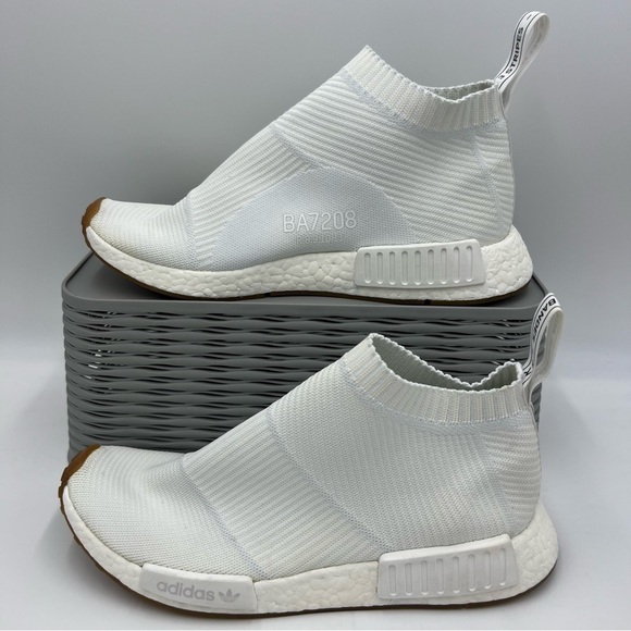 adidas Other - Adidas NMD City Sock Gum Pack White Rare Primeknit GUC Size 10